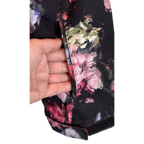 ROXY ski & Snowboard Jacket 14, XL teen, Blooming Party, pink‎ & black, powder - Picture 8 of 15